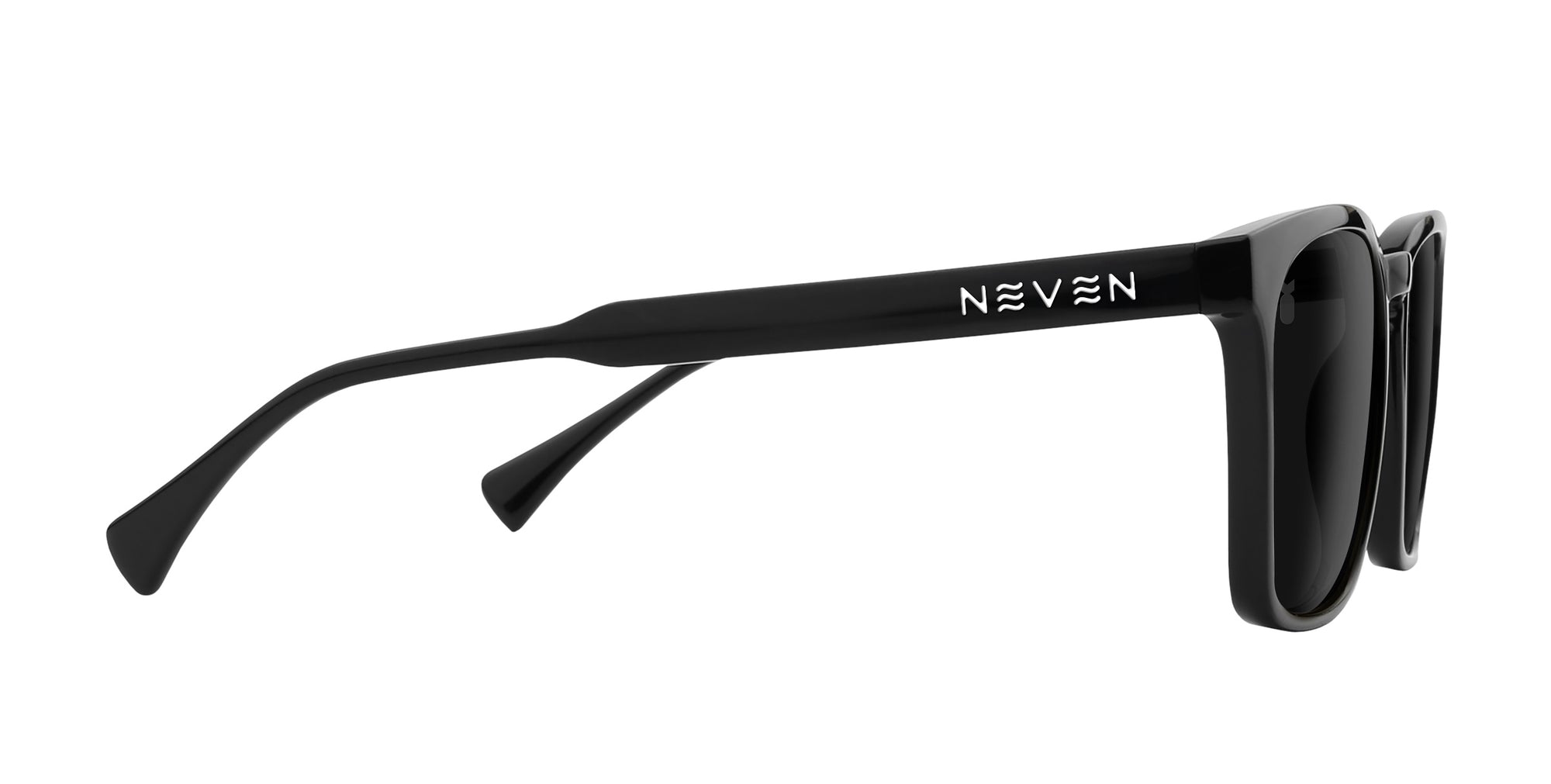 Rufus Black Rectangular Polarized Sunglasses from Neven Eyewear.