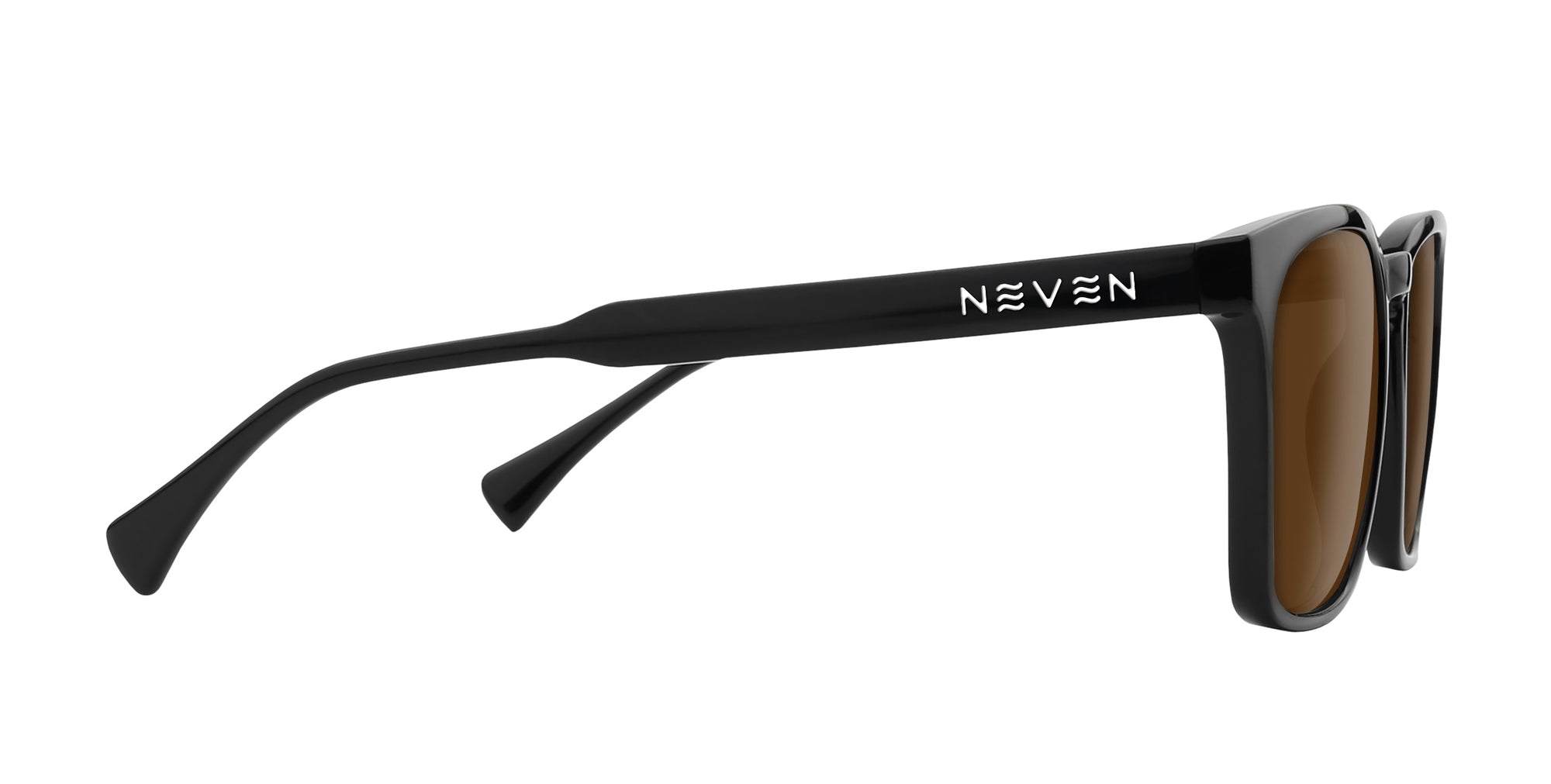 Rufus Black Rectangular prescription glasses from Neven Eyewear.