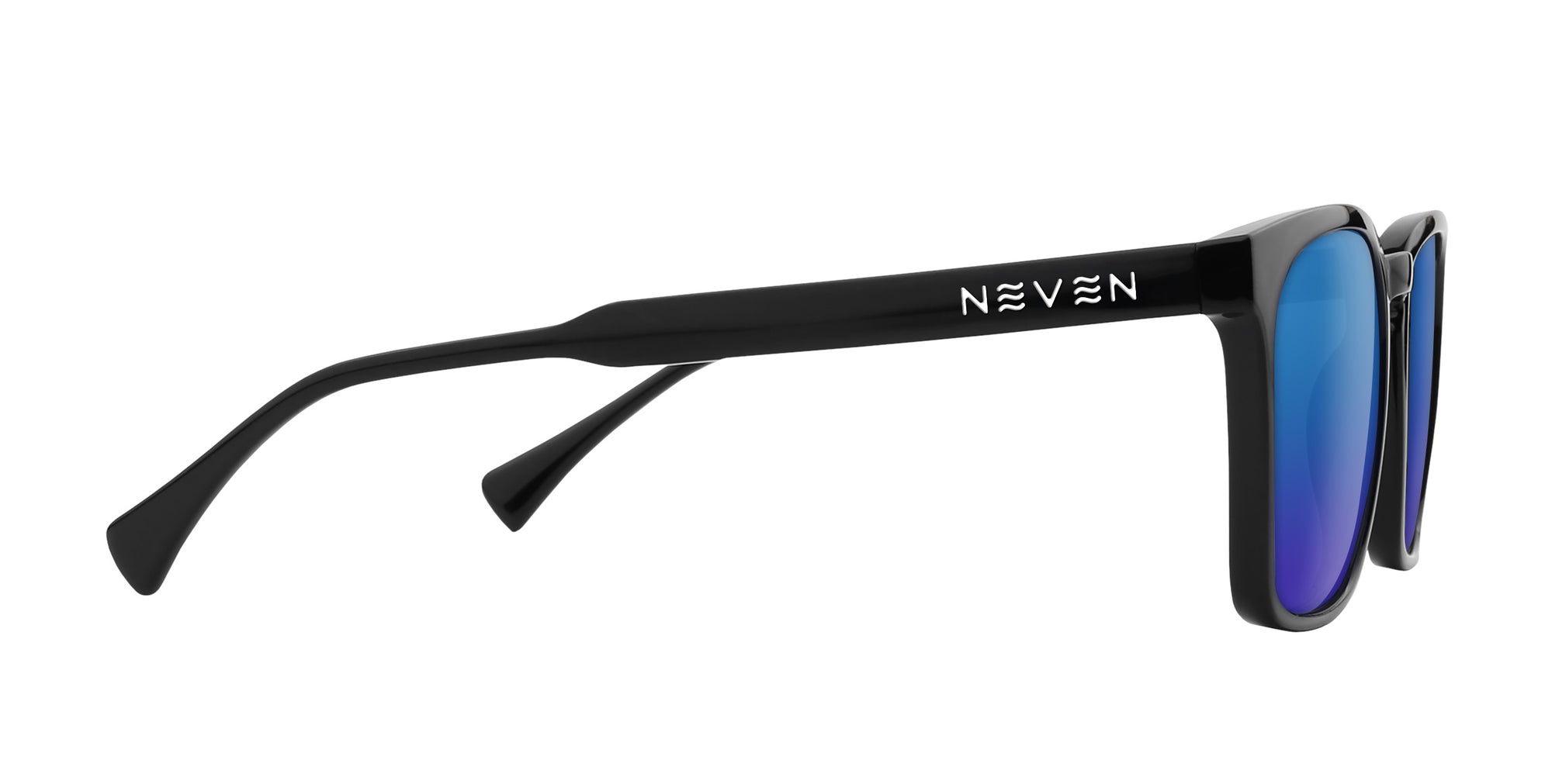 Rufus Black Rectangular prescription glasses from Neven Eyewear.