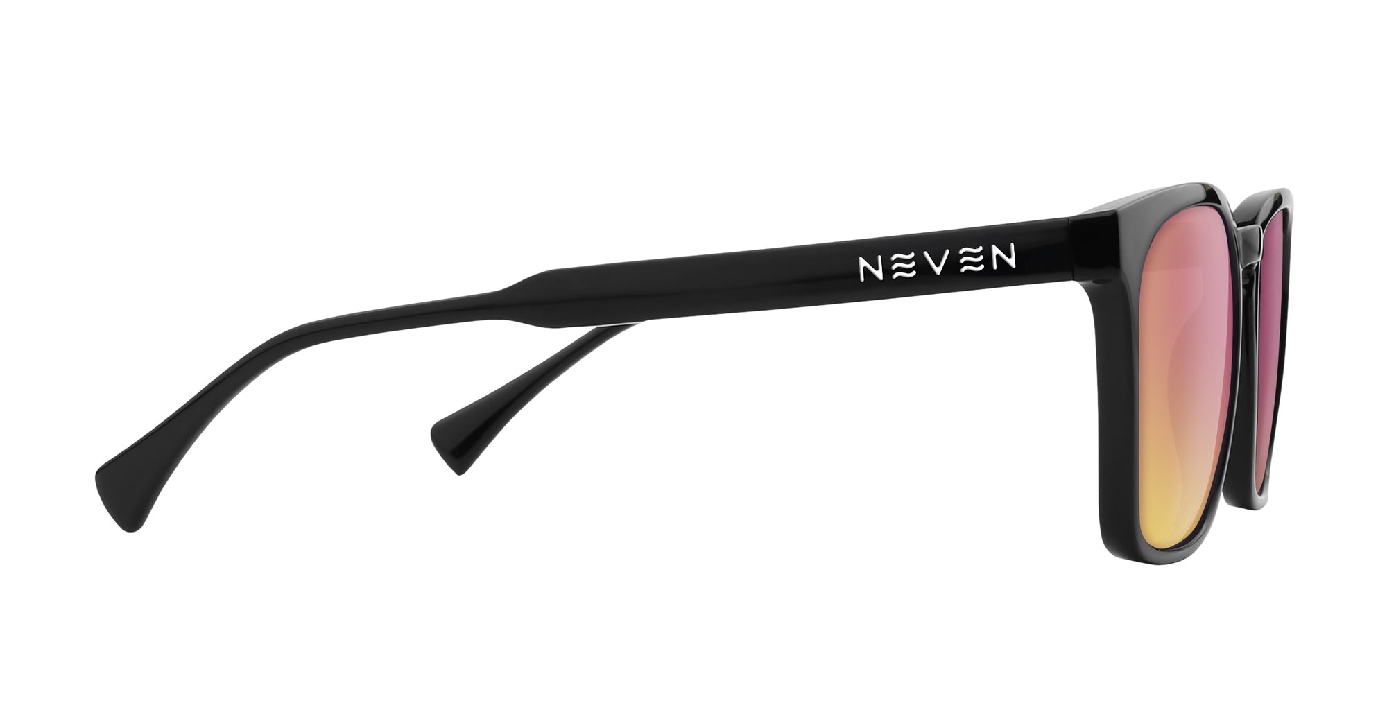 Rufus Black Rectangular prescription glasses from Neven Eyewear.