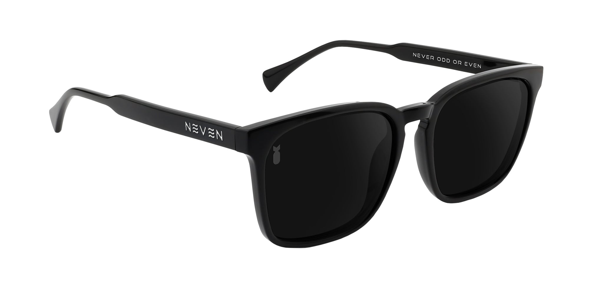 Rufus Black Rectangular Polarized Sunglasses from Neven Eyewear.