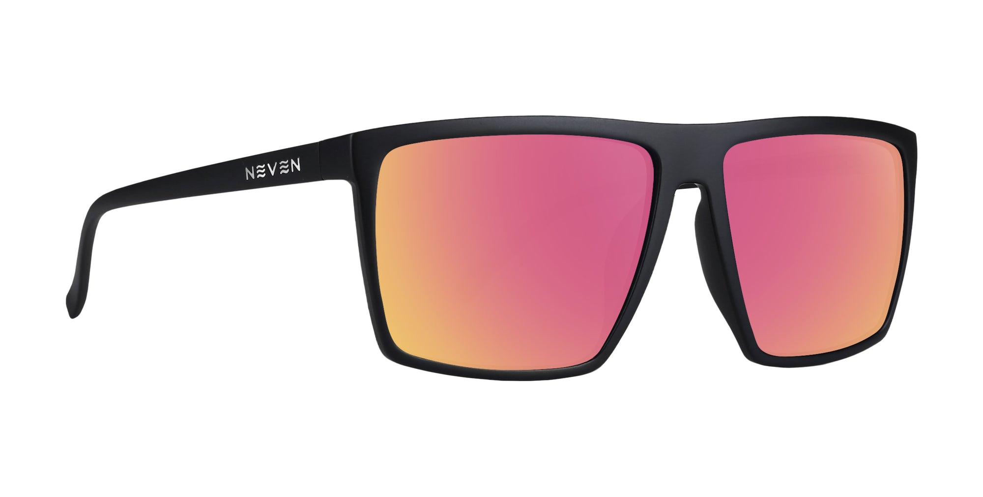Three Of Cups XL black rectangular prescription glasses from Neven Eyewear.