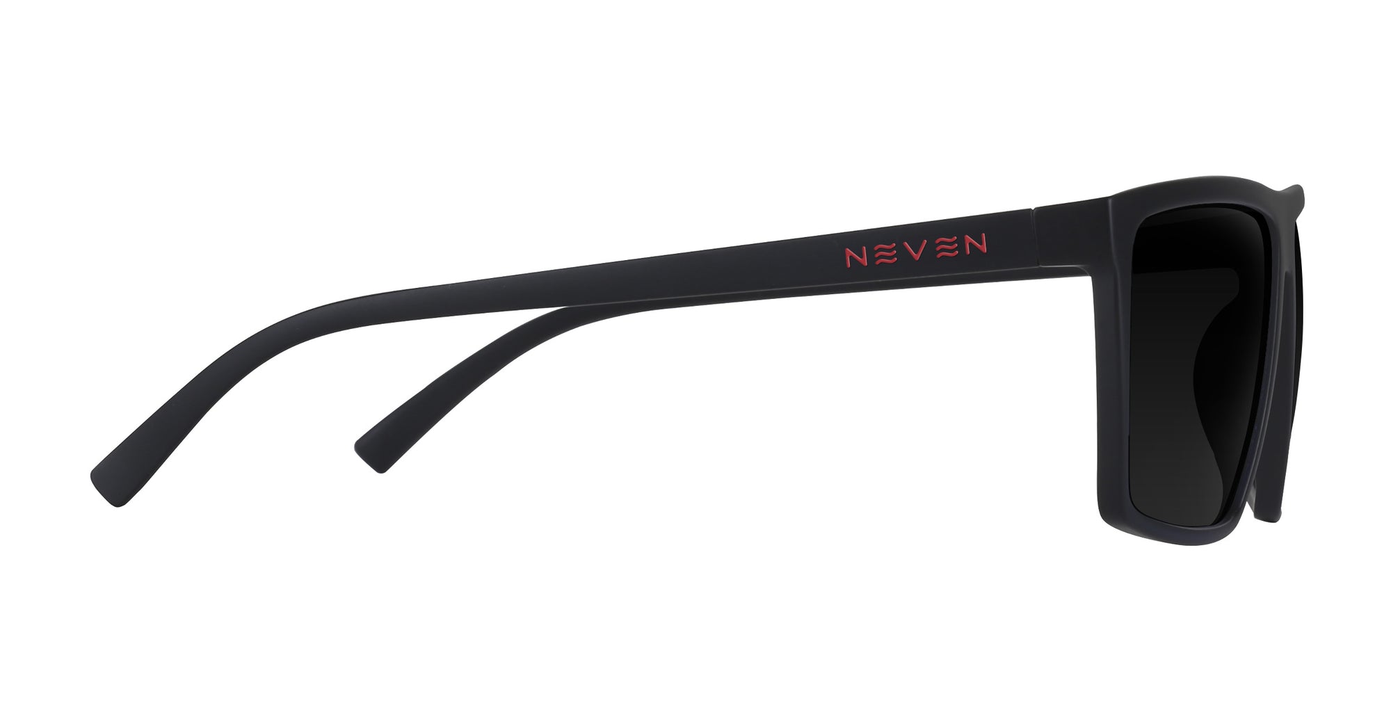 NEVER ODD OR EVEN Black Rectangular Prescription Glasses from Neven Eyewear.