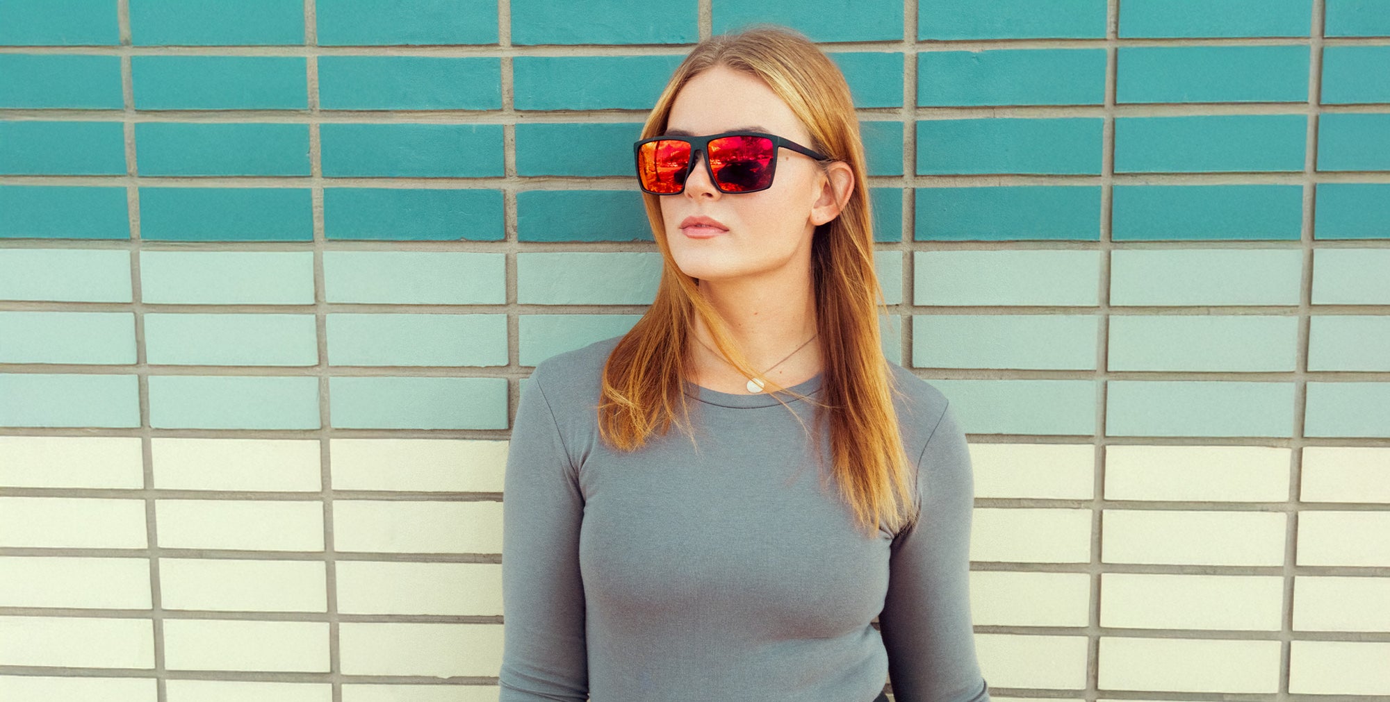 212 Red Square Polarized Sunglasses from Neven Eyewear.