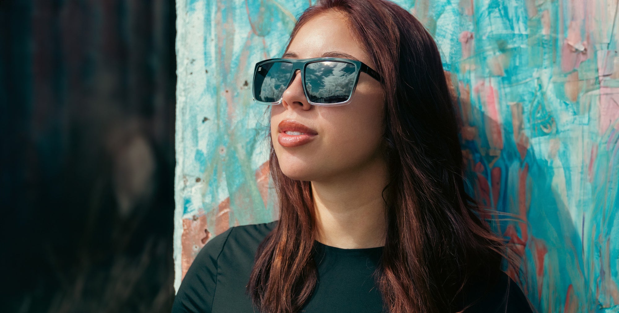 Colorado Bulldog Black rectangular polarized sunglasses from Neven Eyewear.