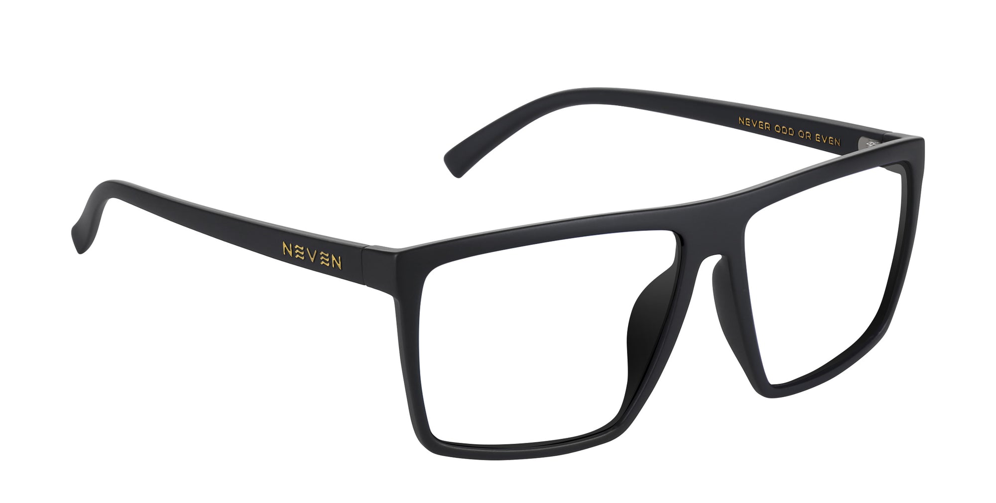 Norton Black Rectangular polarized sunglasses from Neven Eyewear.