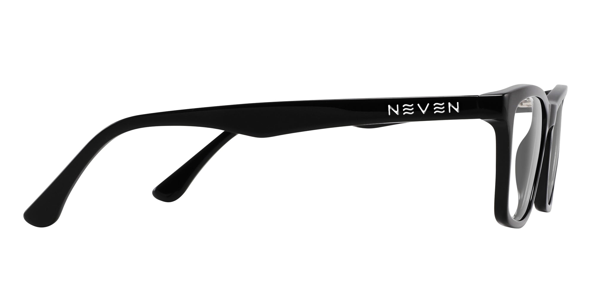 ROTOTR Black Rectangle prescription glasses from Neven Eyewear Pair name: ROTOTR Frame shape: Rectangle.