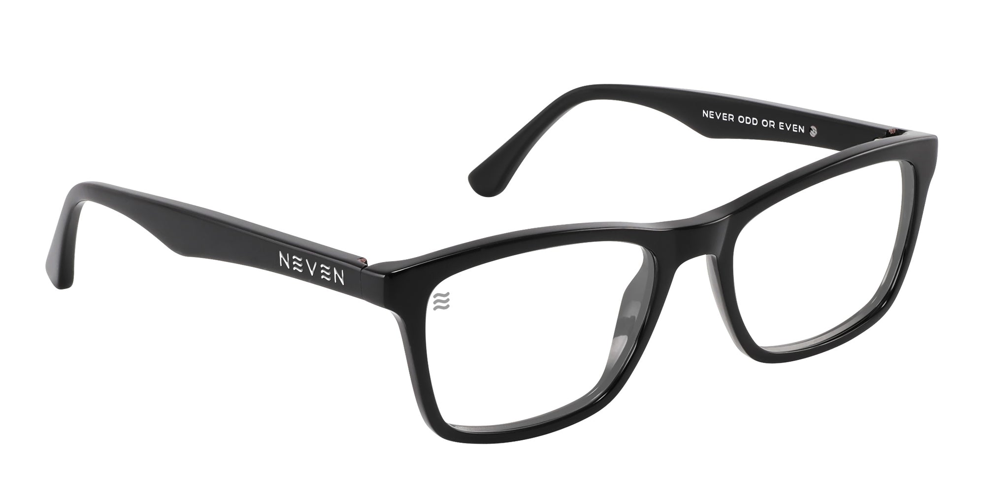 ROTOTR Black Rectangle prescription glasses from Neven Eyewear Pair name: ROTOTR Frame shape: Rectangle.