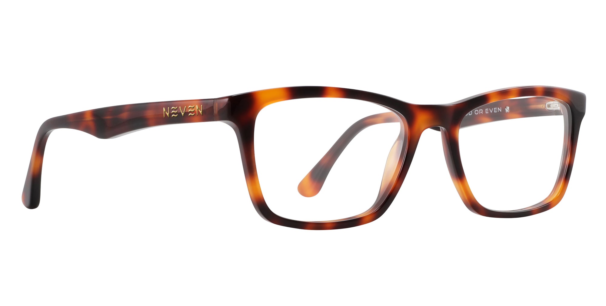 SUE-E glossy tortoiseshell rectangle prescription glasses from Neven Eyewear Pair Name: SUE-E Frame Shape: rectangle.