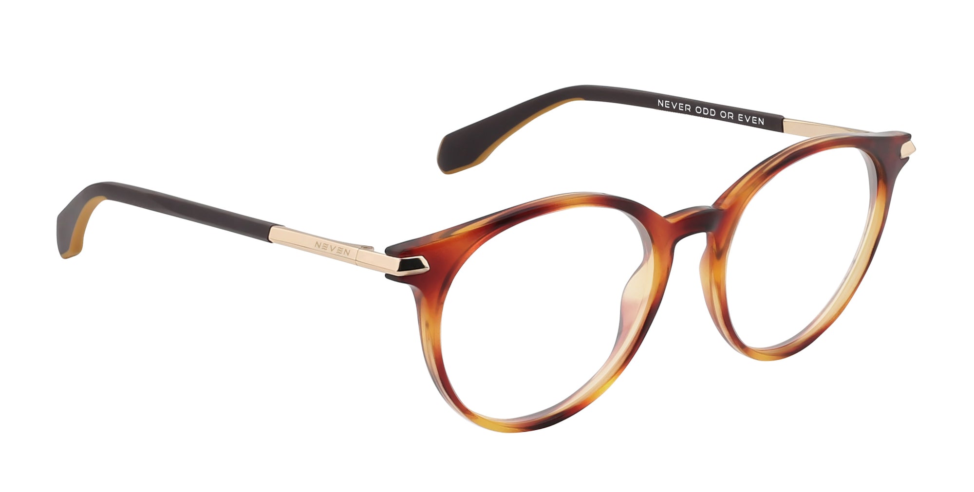 Hicks Tortoiseshell Round prescription glasses from Neven Eyewear.