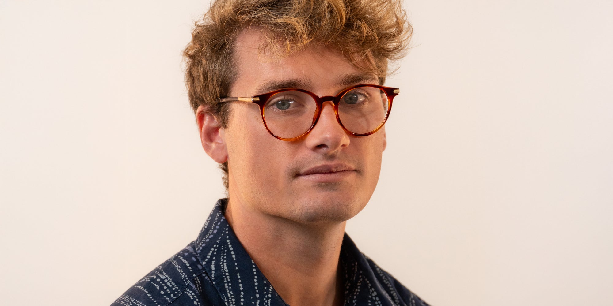 Hicks Tortoiseshell Round prescription glasses from Neven Eyewear.
