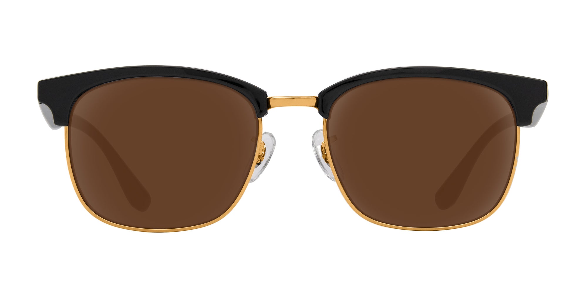 Gold Rush black rectangular prescription glasses from Neven Eyewear.
