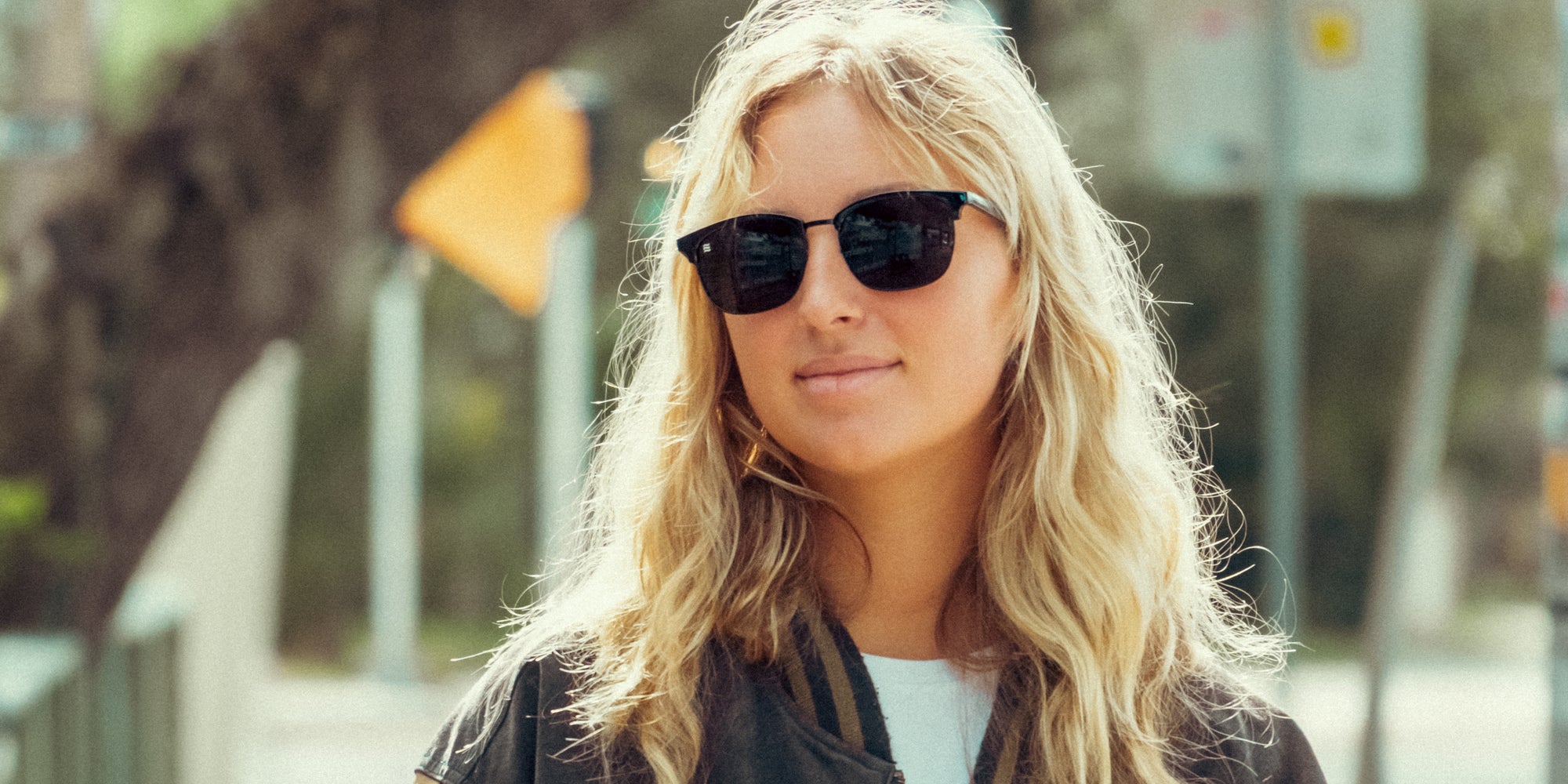 Stealth Black Nostalgic polarized sunglasses from Neven Eyewear.