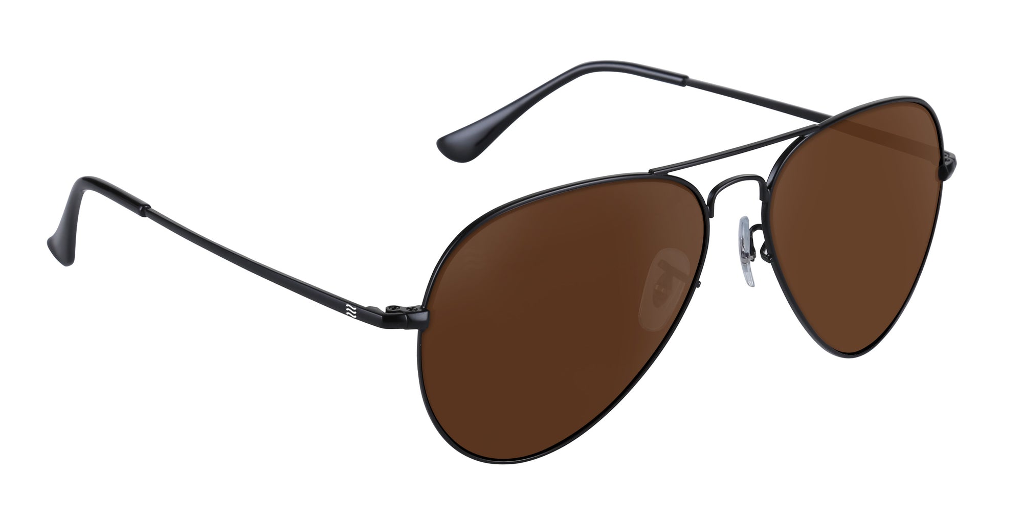 Nightfall Black Aviator prescription glasses from Neven Eyewear.