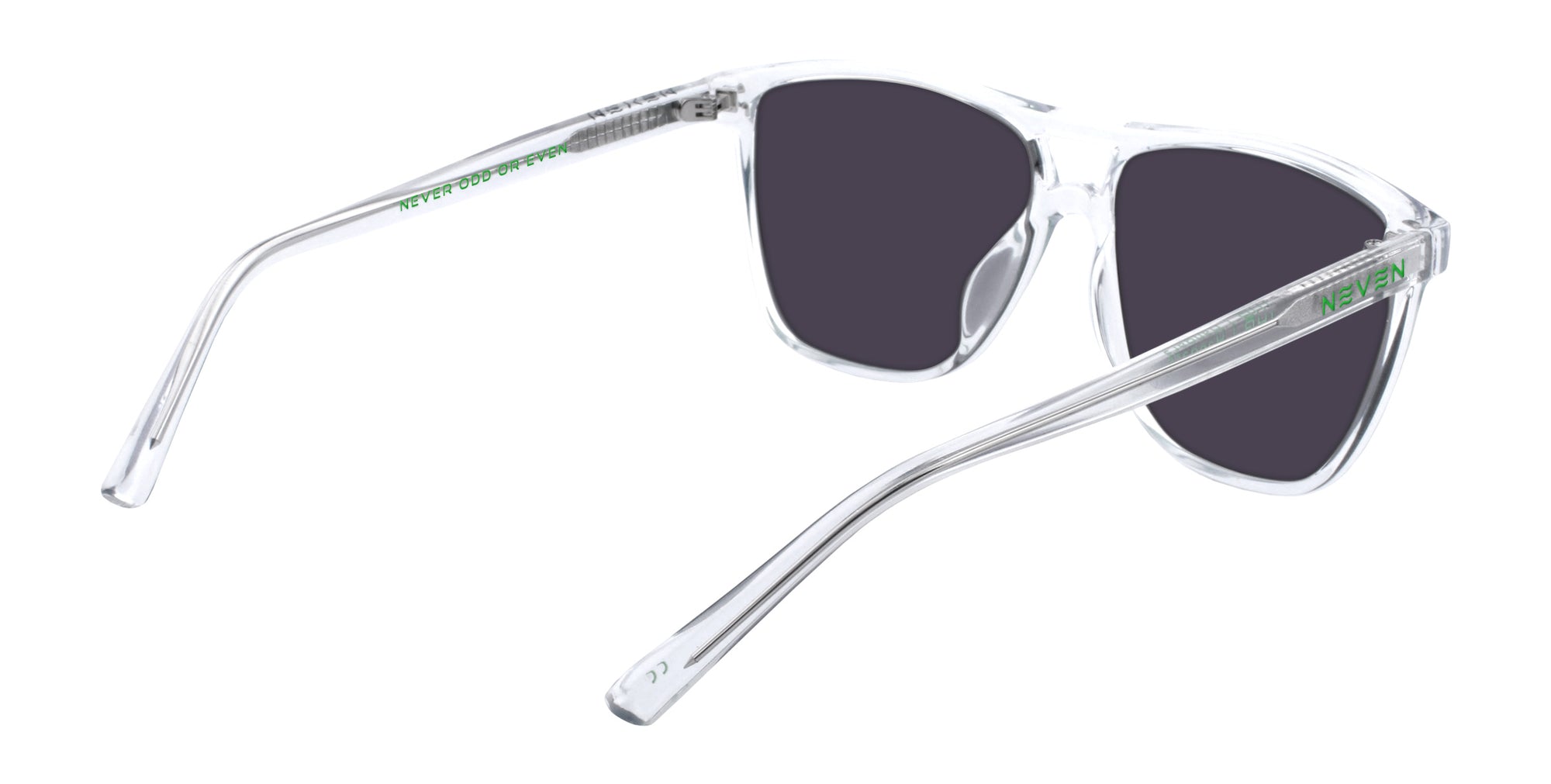 Hangar clear frame polarized sunglasses from Neven Eyewear.