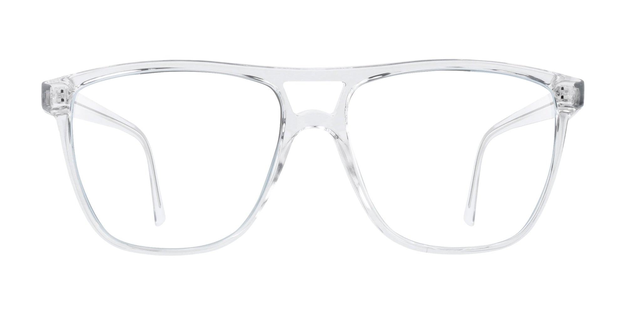 Lucid Clear Rectangular prescription glasses from Neven Eyewear.