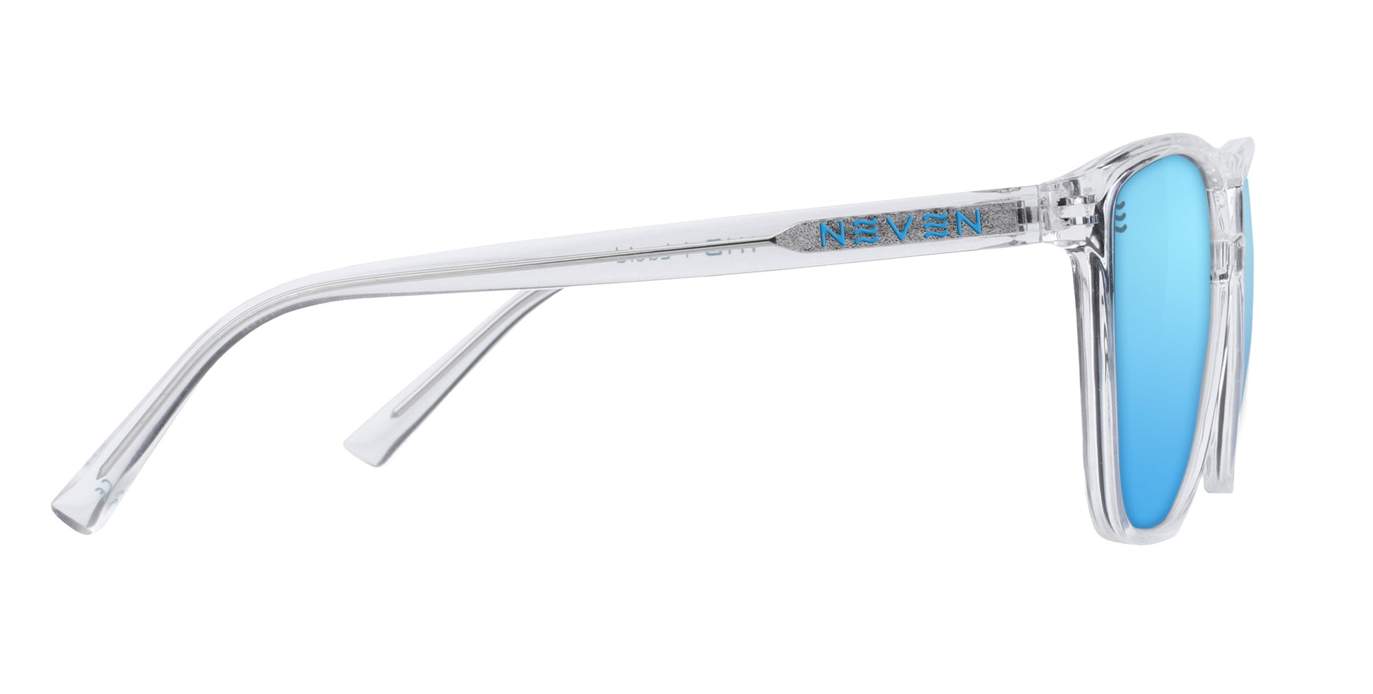 Lucid Clear Rectangular polarized sunglasses from Neven Eyewear.