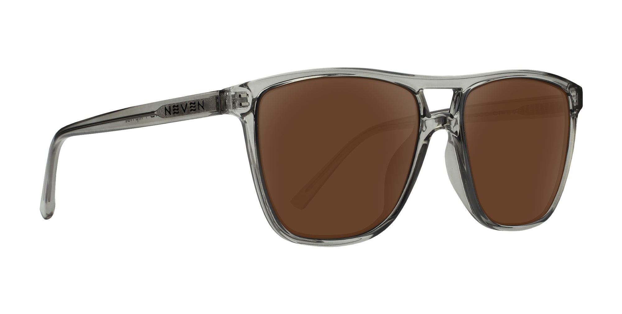 Brown single vision sunglasses with a stylish frame