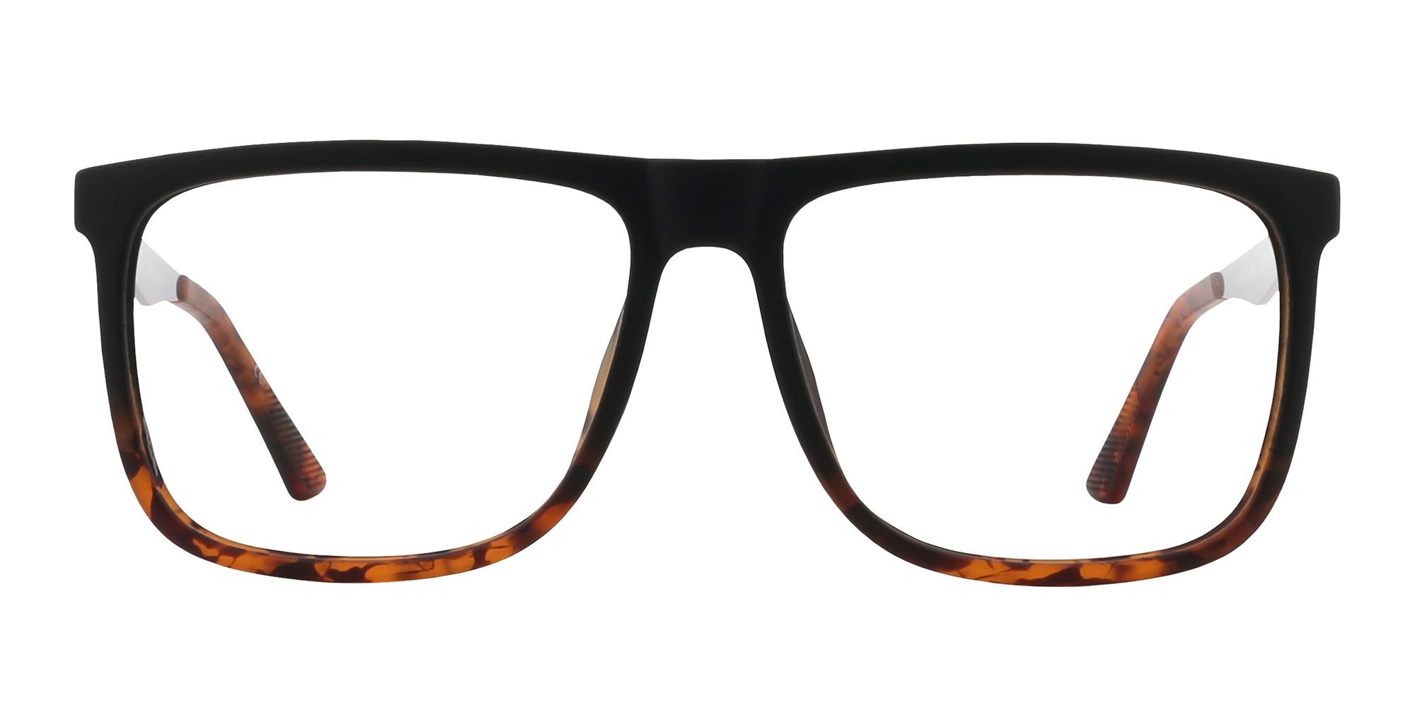 Repeater Black/tortoiseshell Rectangular prescription glasses from Neven Eyewear.