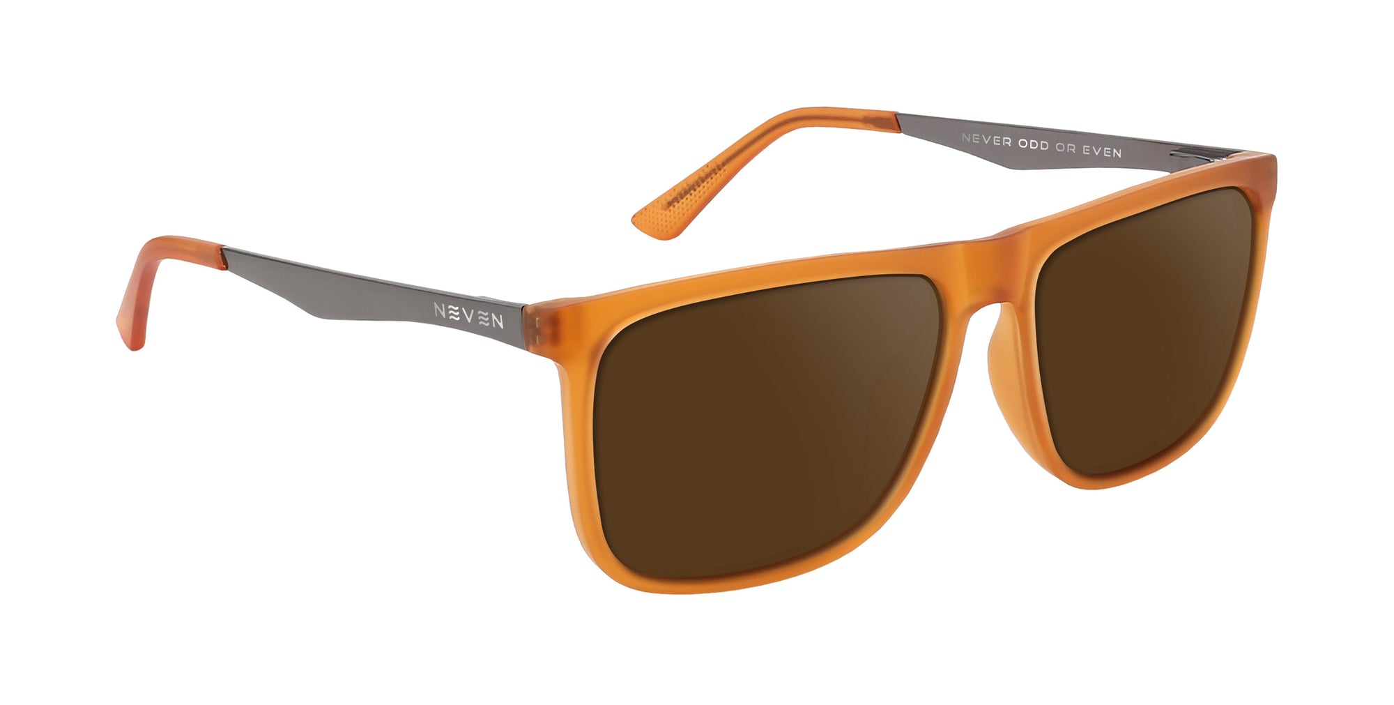 Mackaye Orange Suggestion sunglasses from Neven Eyewear.