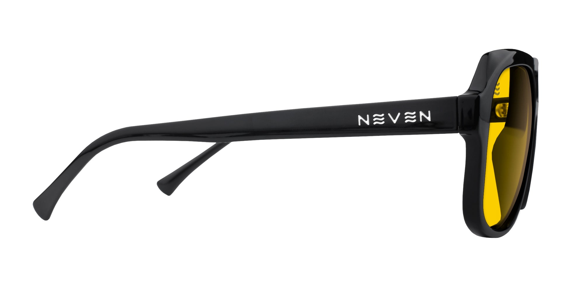 Helios yellow aviator polarized sunglasses from Neven Eyewear.