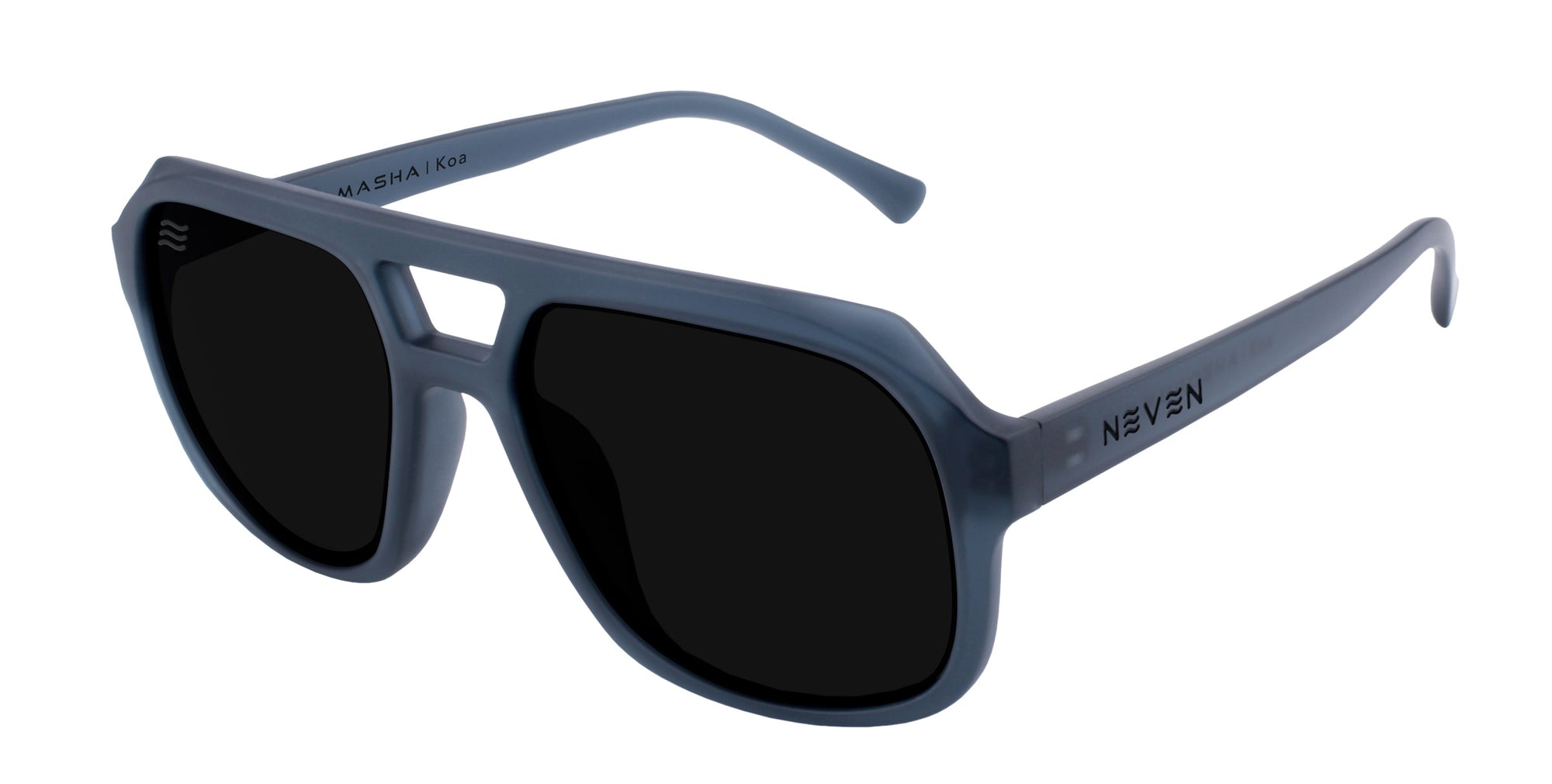 Koa Black Thick Polarized Sunglasses from Neven Eyewear.