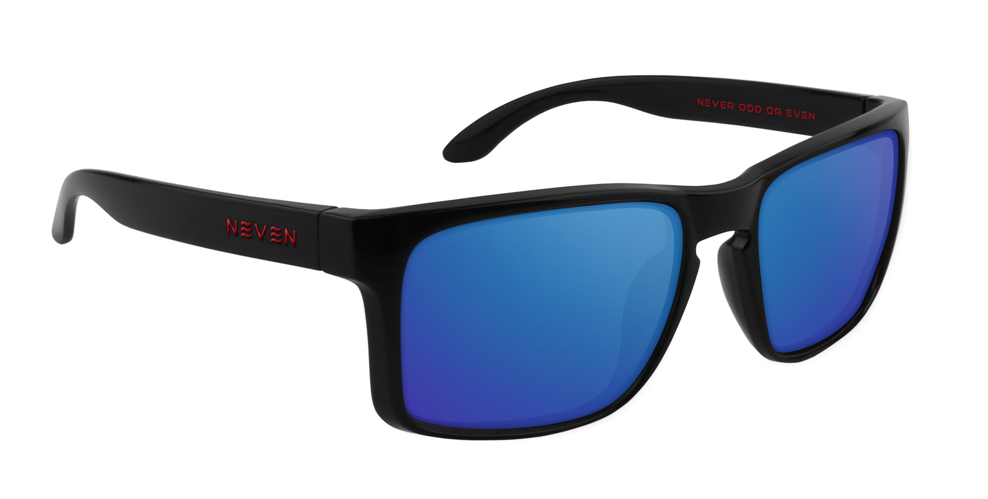 John Wayne Black rectangular prescription glasses from Neven Eyewear Pair name: John Wayne Frame shape: rectangular.