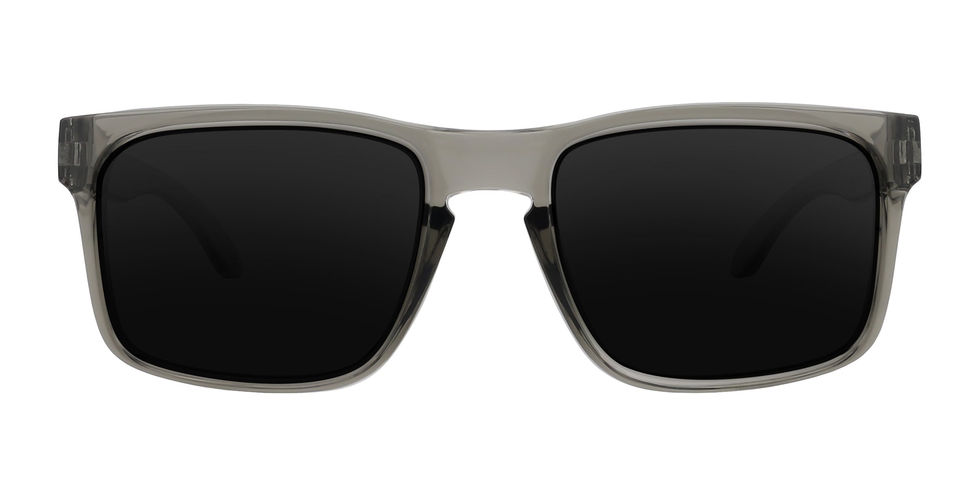 Stormy XL translucent gray oversized prescription glasses from Neven Eyewear Pair name: Stormy XL Frame shape: oversized.