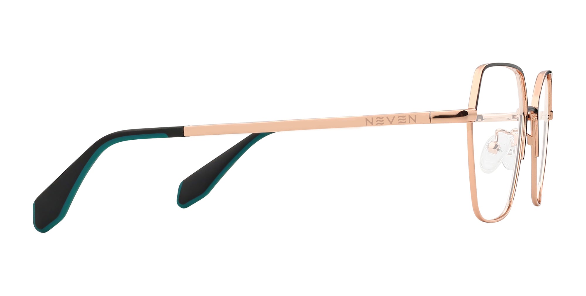 Kat Gold Geometric prescription glasses from Neven Eyewear.