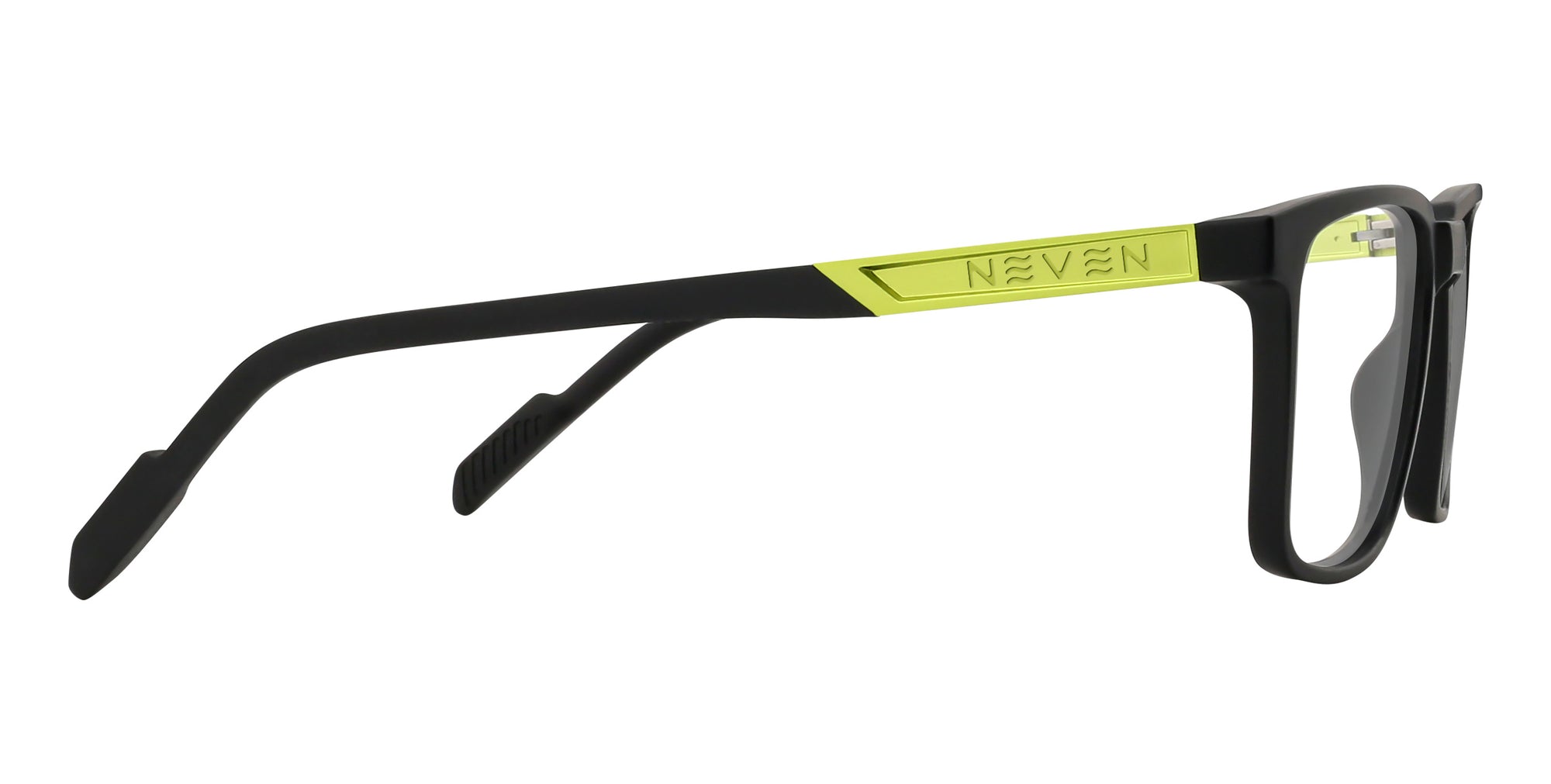 Morpheus Black rectangle prescription glasses from Neven Eyewear.