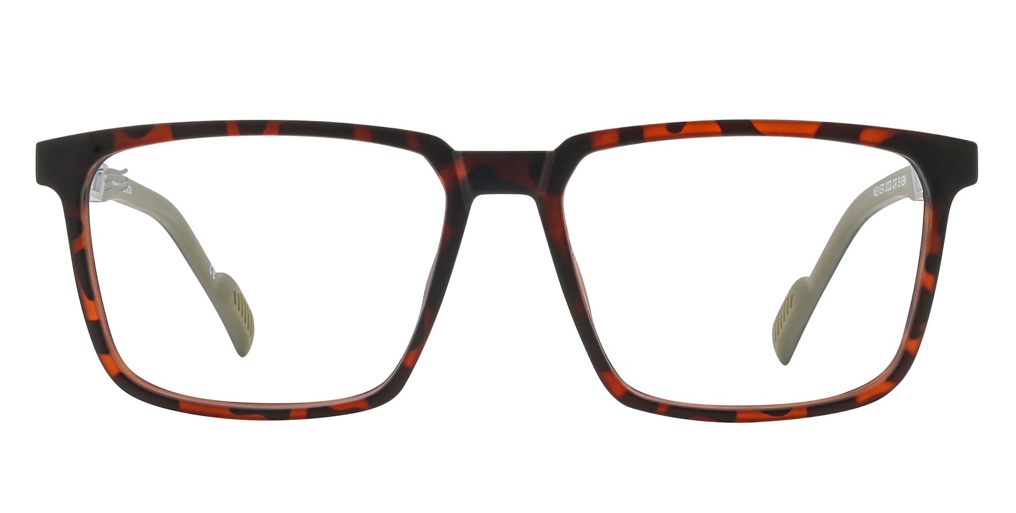 Oracle tortoiseshell rectangular prescription glasses from Neven Eyewear.