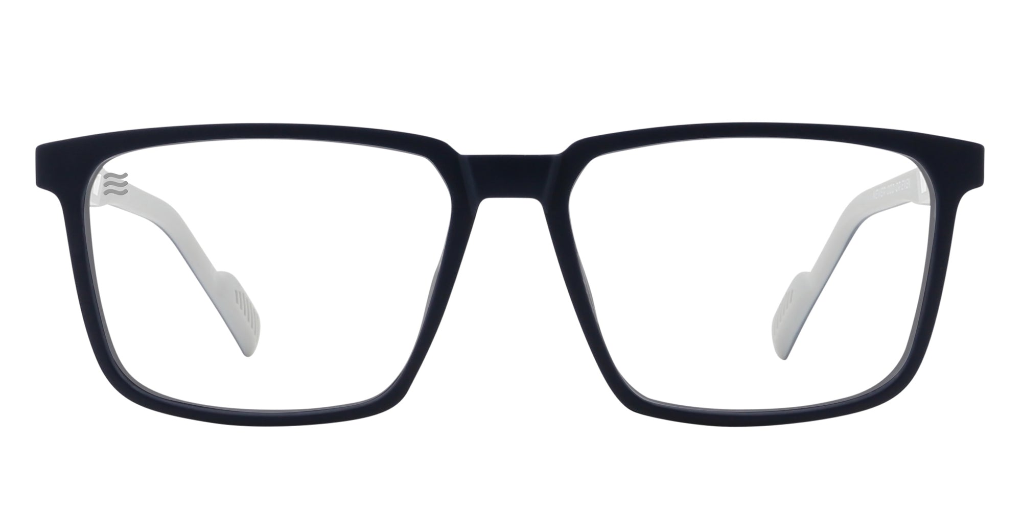 Trinity black square prescription glasses from Neven Eyewear.