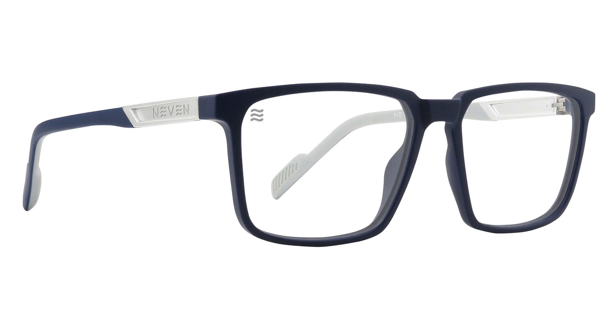 Trinity black square prescription glasses from Neven Eyewear.
