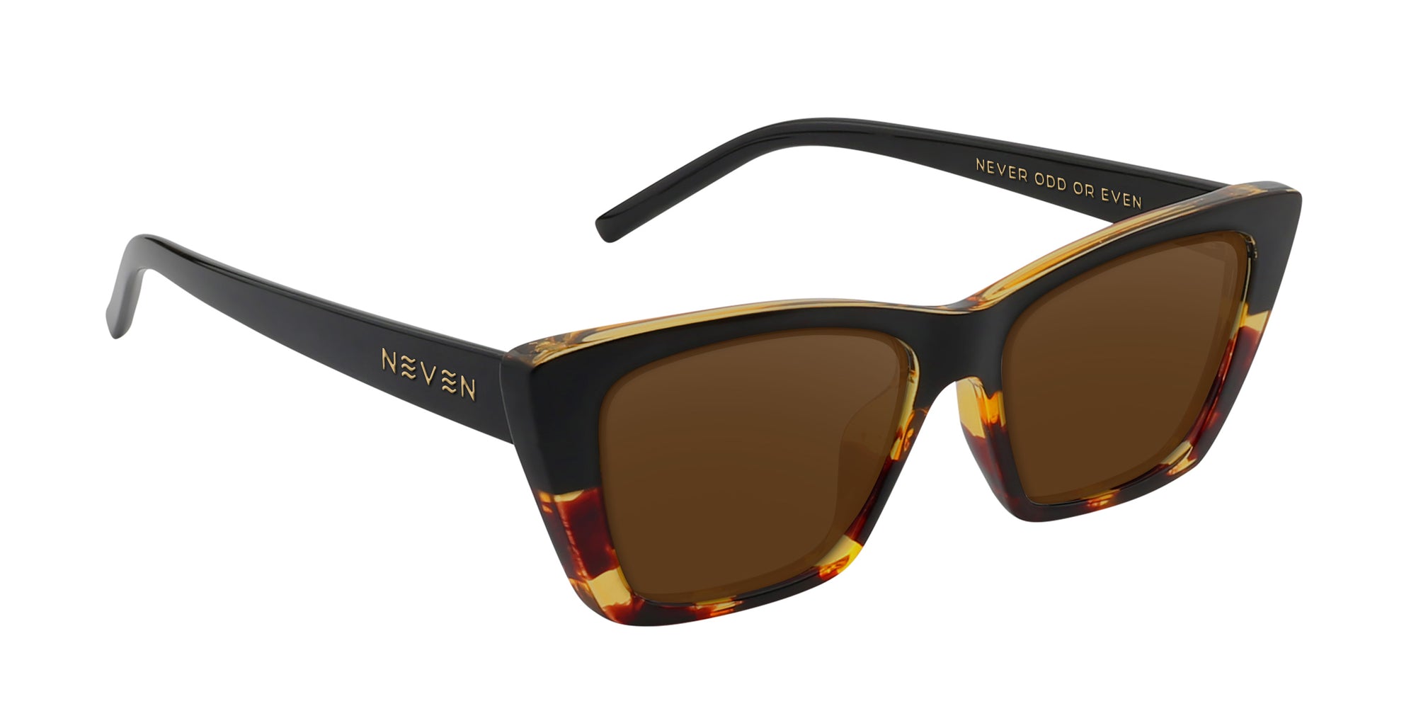 Dusk Tortoiseshell Cat-Eye Prescription Glasses from Neven Eyewear.