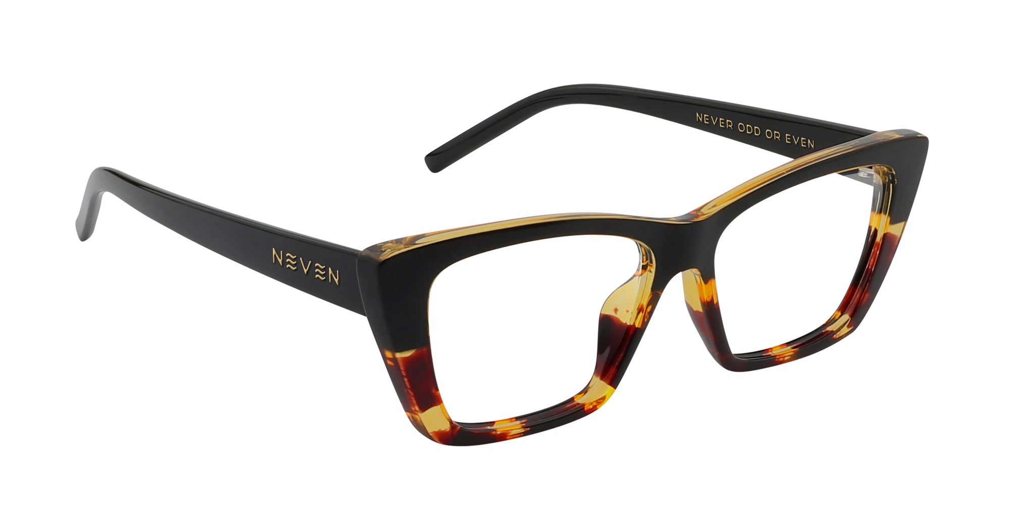 Dusk Tortoiseshell Cat-Eye Prescription Glasses from Neven Eyewear.