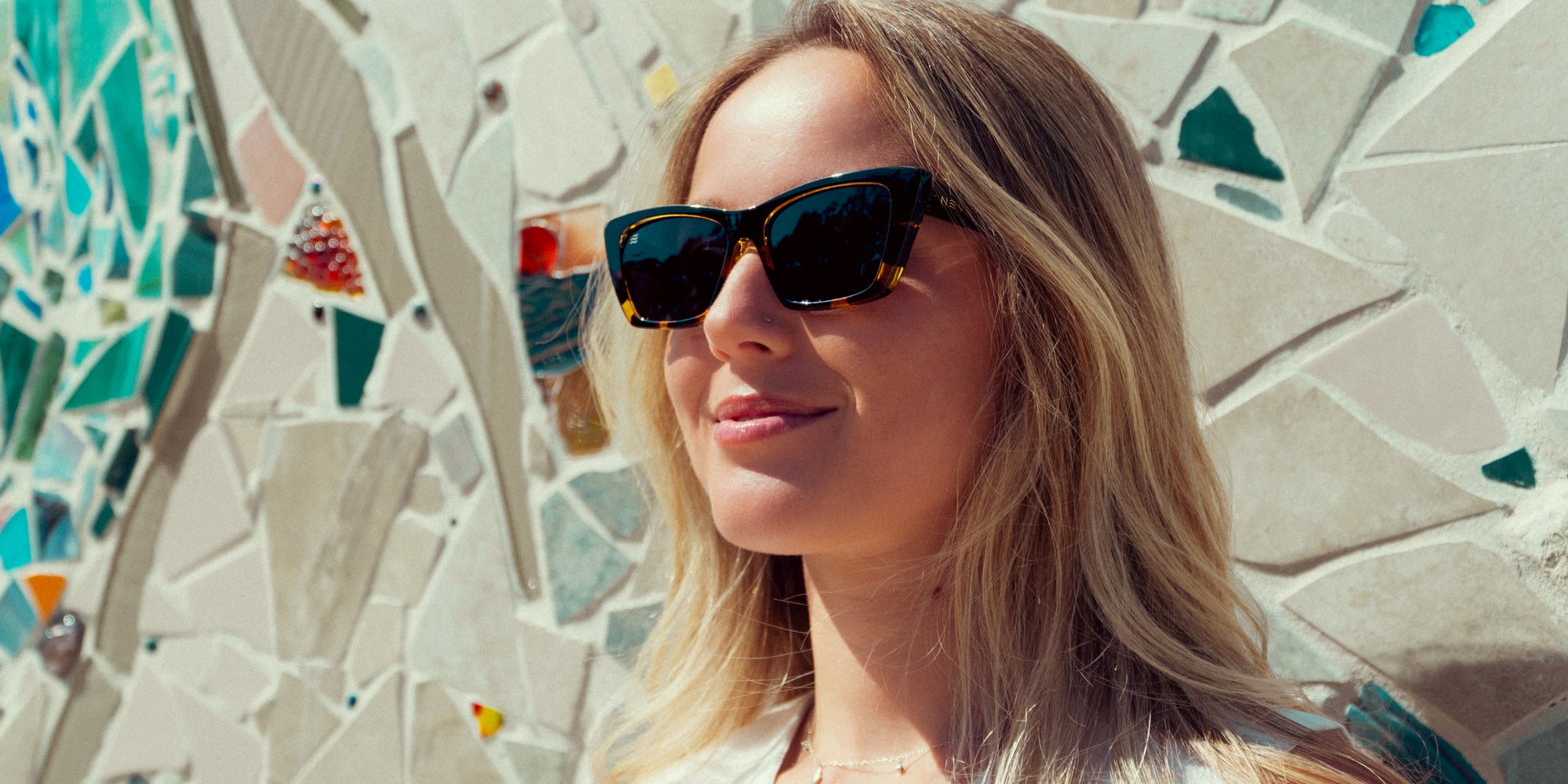 Dusk Tortoise Cat Eye Polarized Sunglasses from Neven Eyewear.