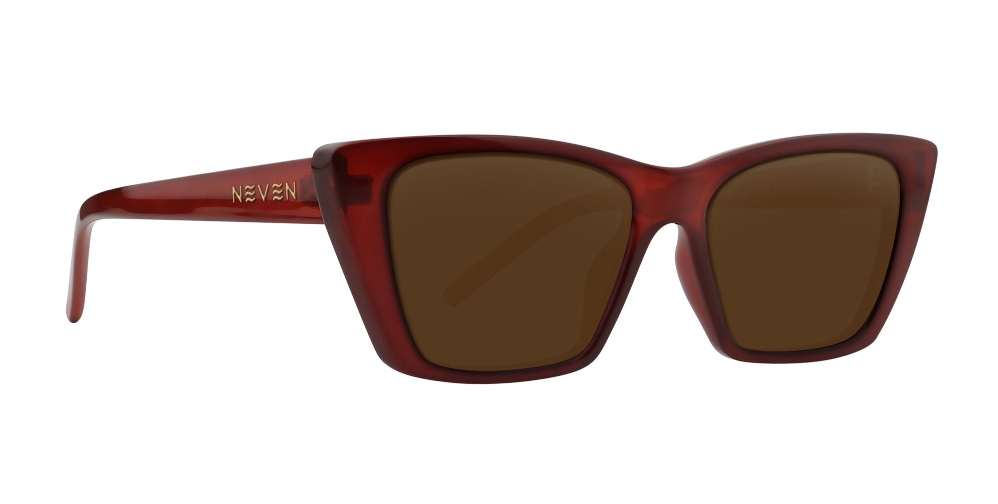 Brown single vision sunglasses with a stylish frame