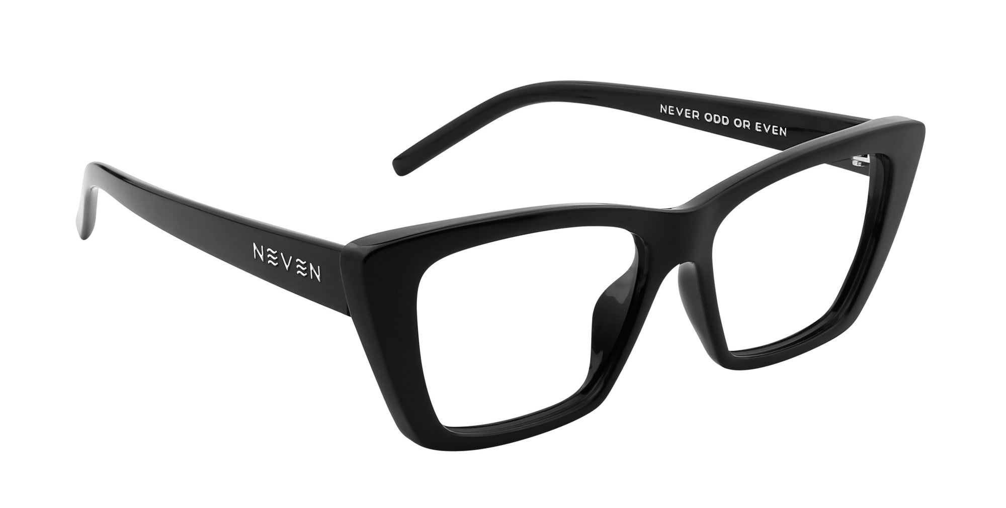 Noir Black Cat Eye Prescription Glasses from Neven Eyewear.
