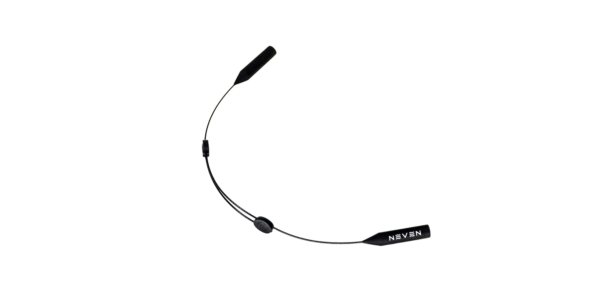 Adjustable wire retainer for sunglasses, designed for secure fit.