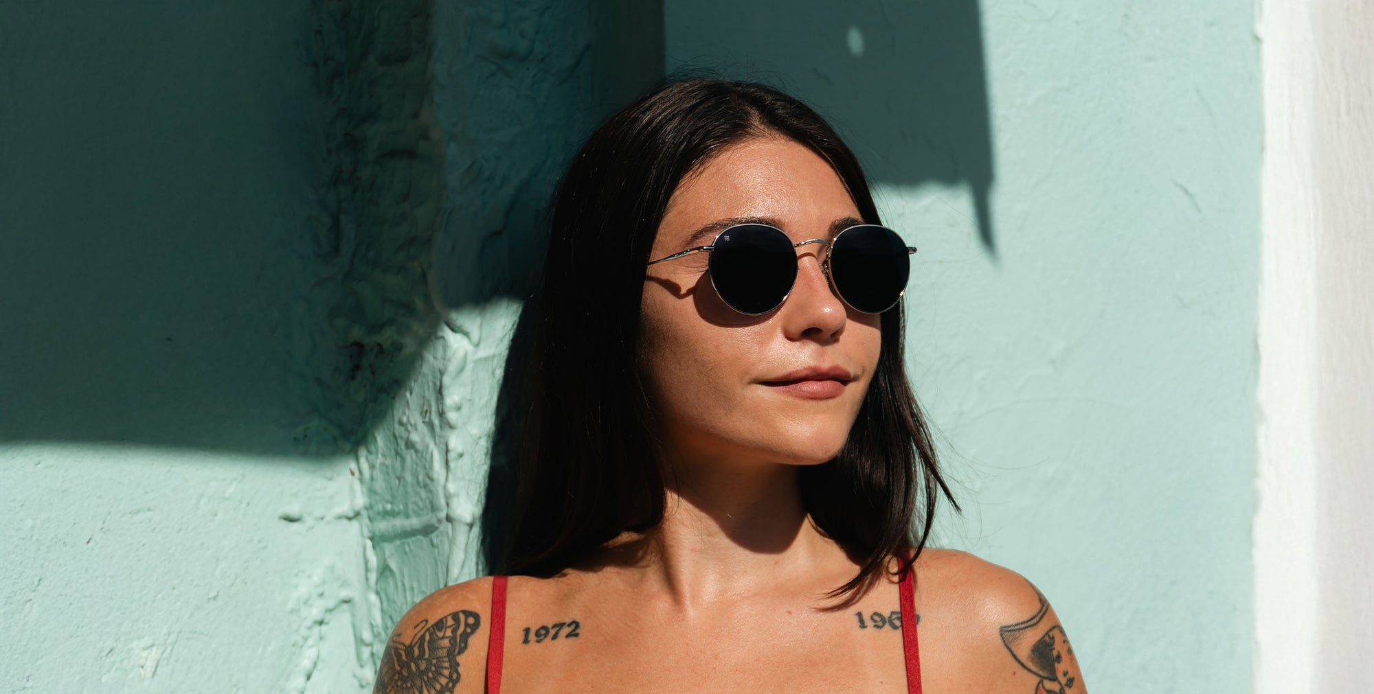 Ivy Silver Round polarized sunglasses from Neven Eyewear.
