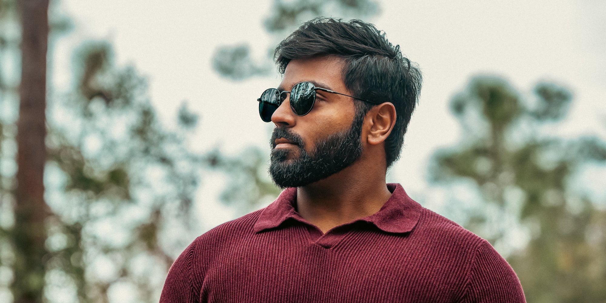 Saint Dark Round polarized sunglasses from Neven Eyewear.