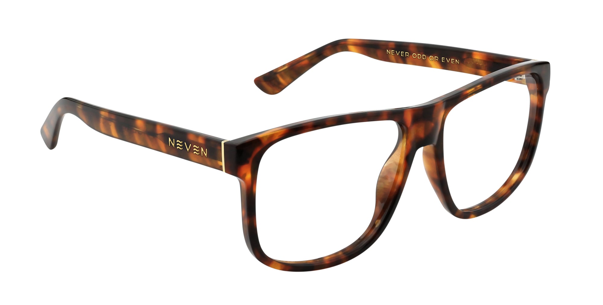 Ember Brown rectangular prescription glasses from Neven Eyewear.