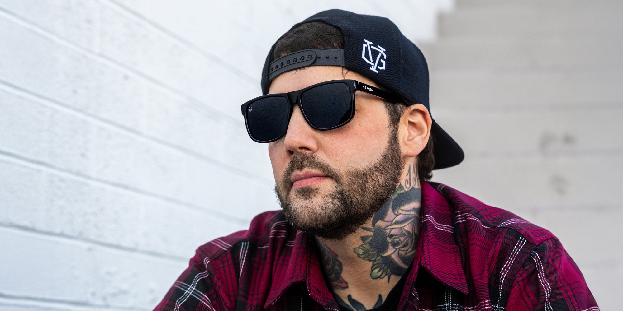 Ignite Black Rectangle polarized sunglasses from Neven Eyewear.