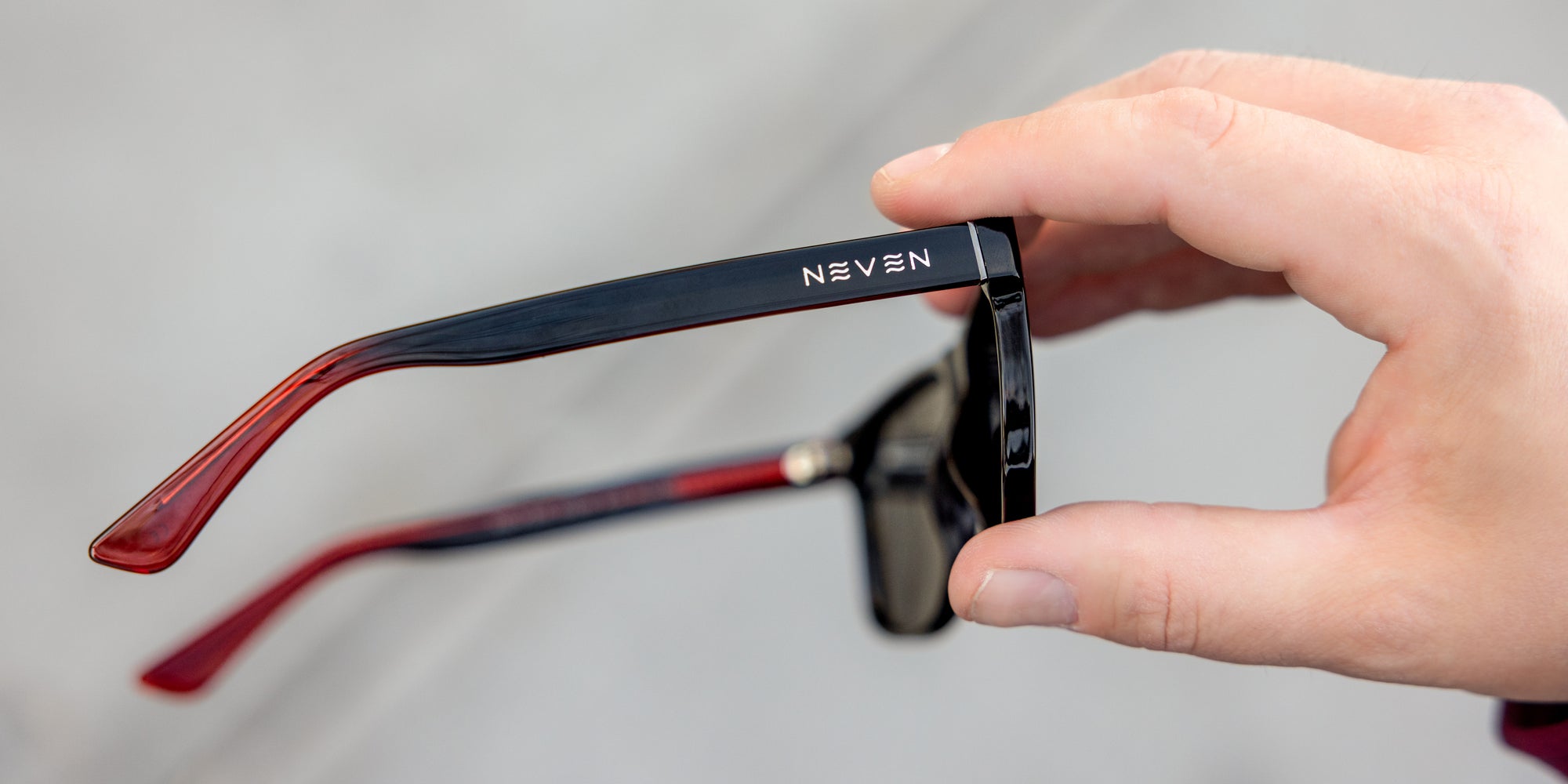 Ignite Black Rectangle polarized sunglasses from Neven Eyewear.