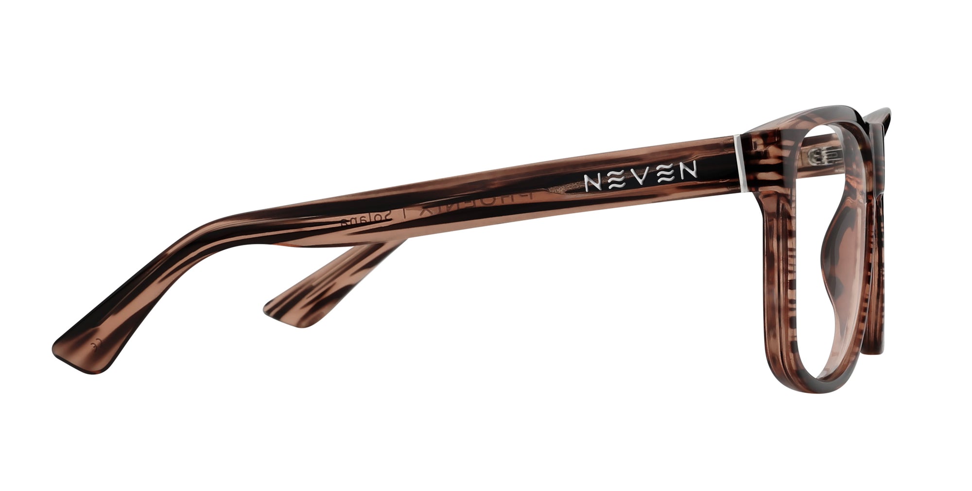 Solana brown rectangular prescription glasses from Neven Eyewear.
