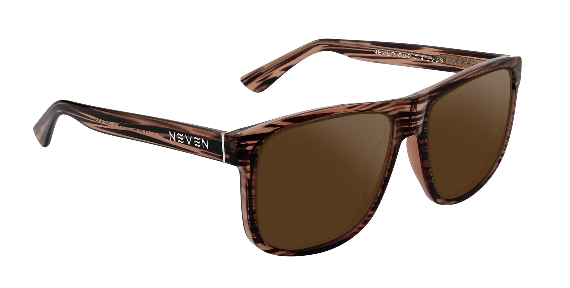 Solana brown rectangular prescription glasses from Neven Eyewear.