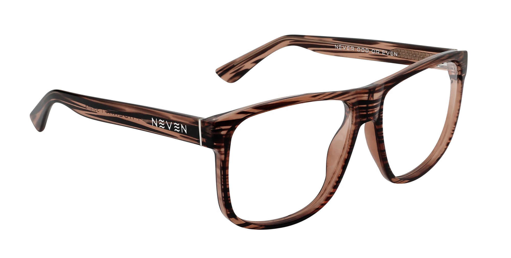 Solana brown rectangular prescription glasses from Neven Eyewear.