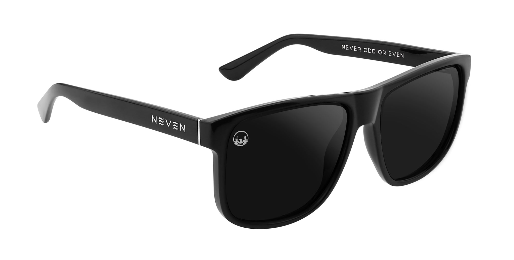 Triumph black sunglasses polarized sunglasses from Neven Eyewear.