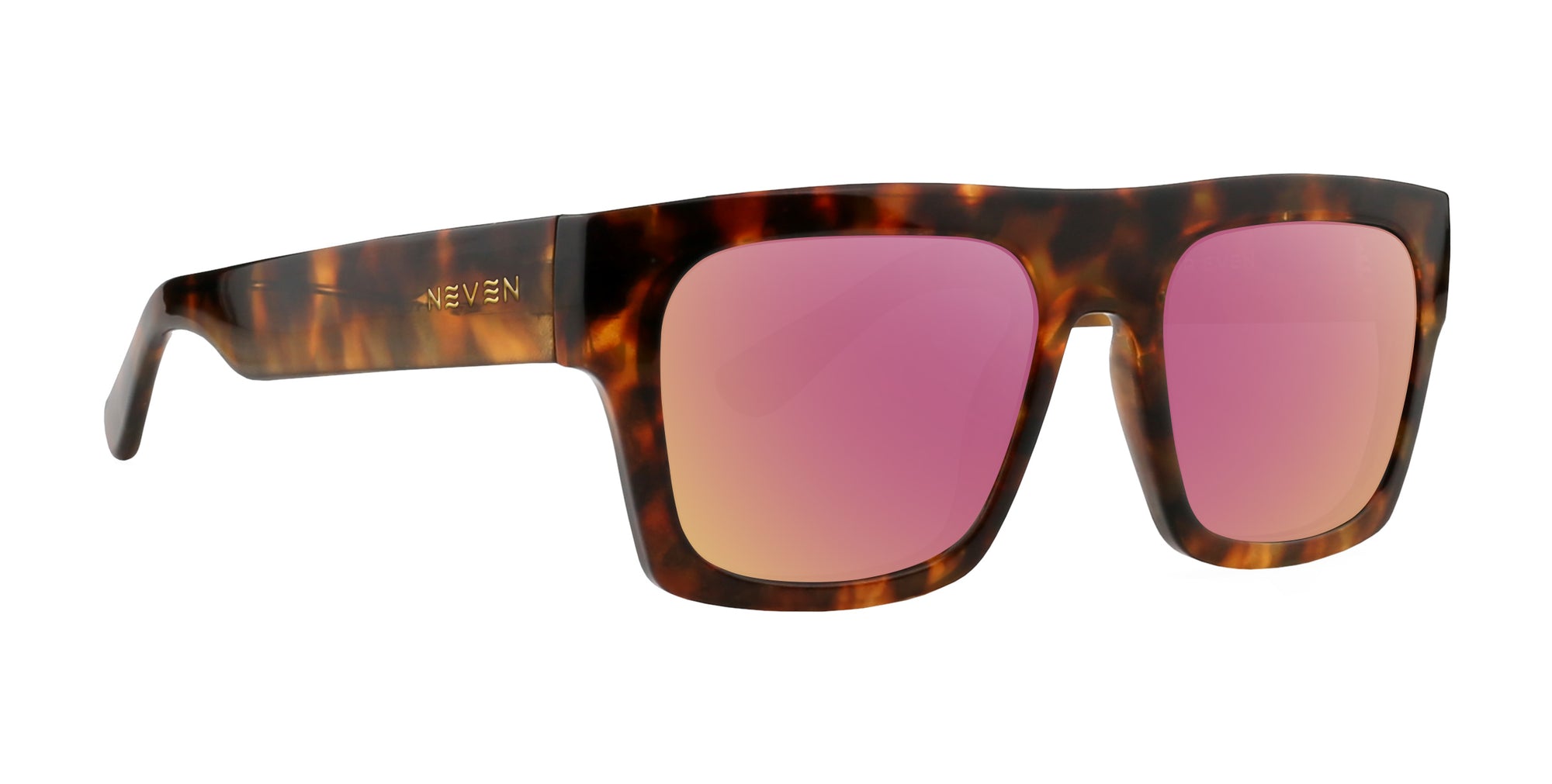 Amar tortoise shell rectangular prescription glasses from Neven Eyewear.