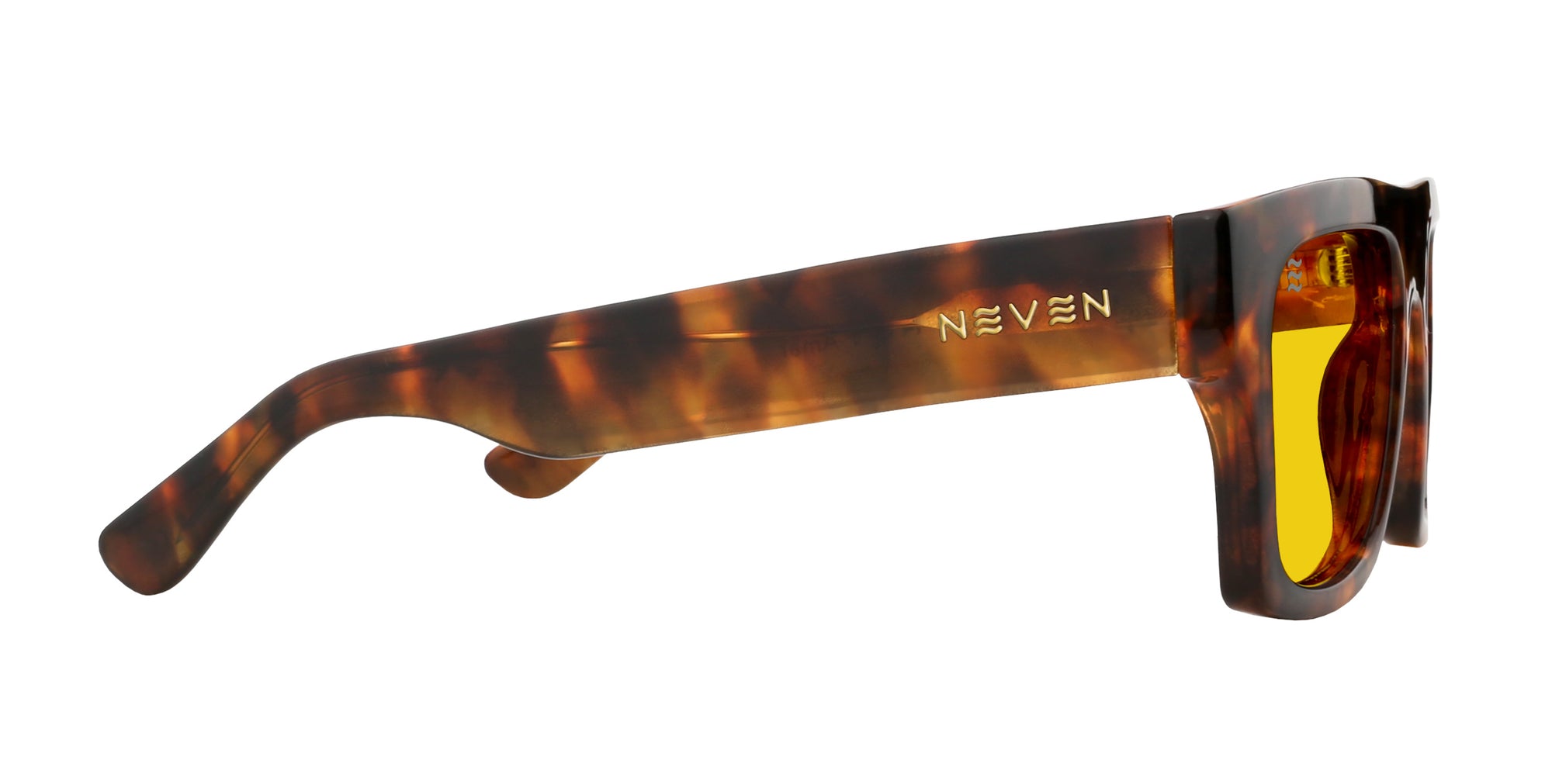 Amar tortoise shell rectangular polarized sunglasses from Neven Eyewear.